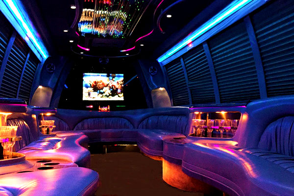 18 people party bus rental East Moriches