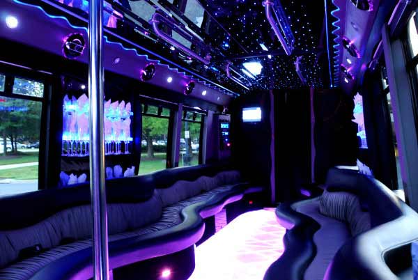 22 people party bus Blodgett Mills