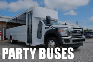 airport party buses Bedford Hills