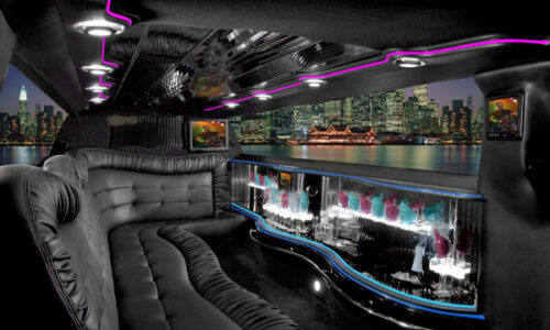 Chrysler 300 Amsterdam limo interior