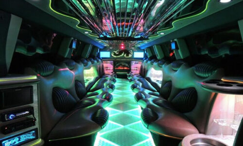 Hummer limo Amsterdam interior